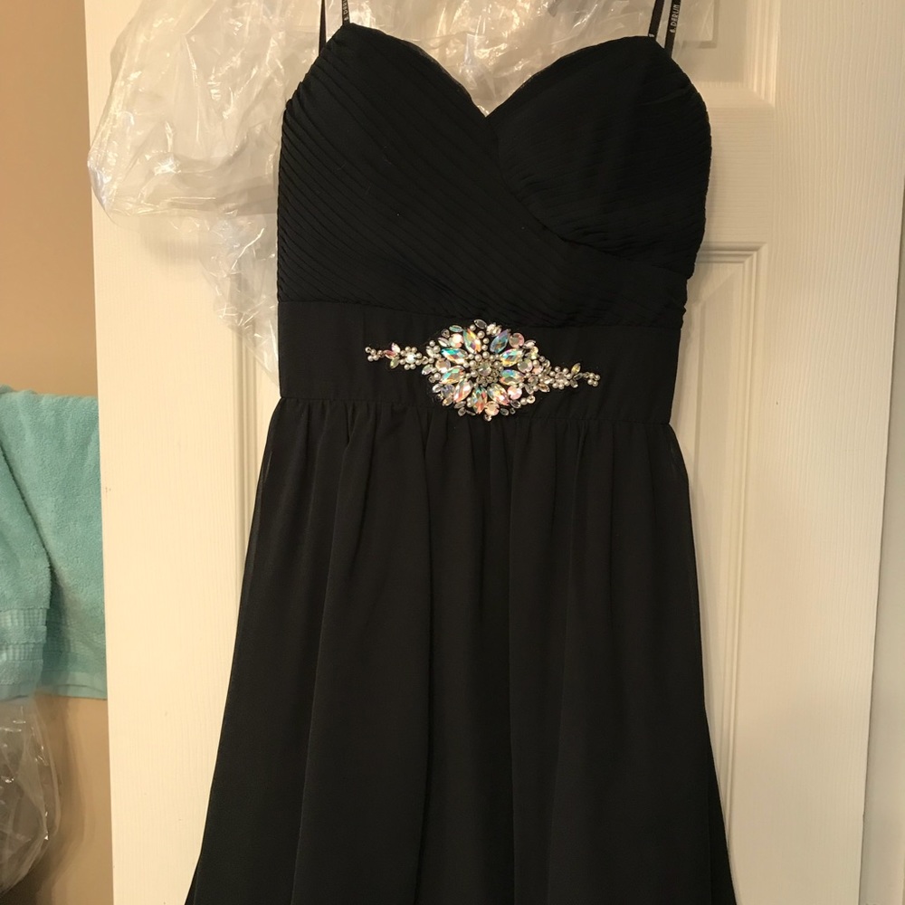 B Darlin black homecoming dress